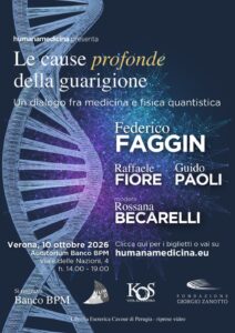 Le cause profonde della guarigione. Convegno del 10 ottobre 2026 a Verona